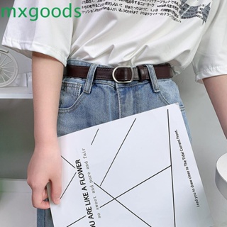 Mxgoods เข็มขัดหนัง PU แบบบาง เหมาะกับของขวัญ สําหรับผู้หญิง