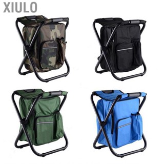 Xiulo Backpack Cooler Chair  Fishing Stool Multipurpose Folding Large  for Beach Picnic Travel