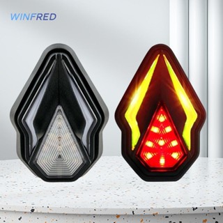 [Winfred.th] หลอดไฟเลี้ยว LED DRL 12V สําหรับรถจักรยานยนต์ 2 ชิ้น