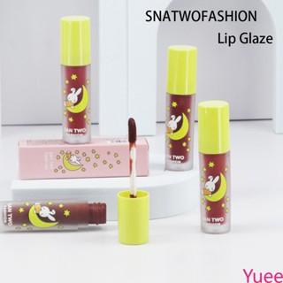 Snatwofashion Halloween 6-Color Water Lip Glaze Moisturizing Lip Gloss/ติดทนนานกันน้ำเหงื่อ yuee