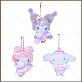 พวงกุญแจ จี้ตุ๊กตา Mg Sanrio Angel Kuromi Meledy Cinnamoroll ของเล่นสําหรับเด็ก