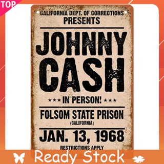 แผ่นป้ายโลหะดีบุก ลาย Johnny สไตล์วินเทจ ขนาด 30x40 ซม. สําหรับบาร์ ผับ โรงรถ คลับ