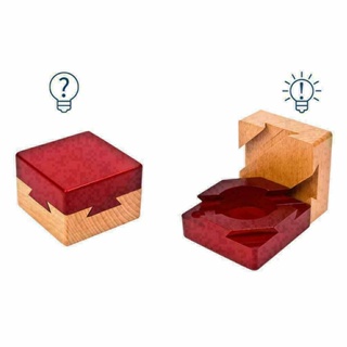 Secret Puzzle Box Brain Teaser Games Wooden Gift Hidden Wooden box