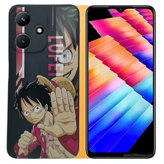 เคสโทรศัพท์มือถือ ลายการ์ตูนแอนิเมชั่น สีดํา สําหรับ Infinix Hot 30i X669