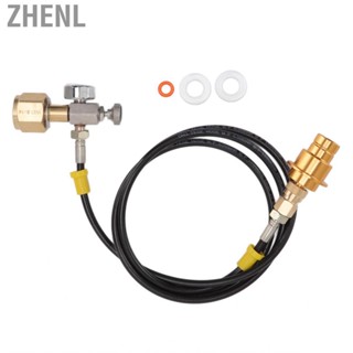 Zhenl Soda Maker Adapter Hose Kit 1.5m Black W/Gold Male Pressure Gaug US