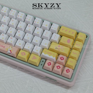 Tsunomaki Watame Keycaps Cherry Profile Watamelon อะนิเมะ PBT Dye Sub คีย์บอร์ด Keycap