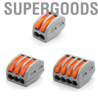 Supergoodsales 20Pcs Quick Connect Terminal Connector Great Electrical Conductivity Flexible Hard Split Wire