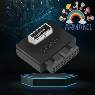 [armani1.th] อะแดปเตอร์แปลงพอร์ต USB3.0 19 20P เป็น TYPE-E TYPE-C สําหรับเมนบอร์ด