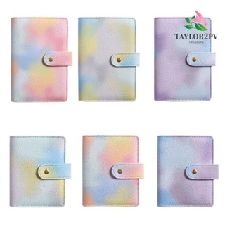 Taylor2pv สมุดโน้ตไดอารี่ ปกสมุดโน้ตไดอารี่ แบบสันห่วง 6 ห่วง ขนาด A5 A6 A7