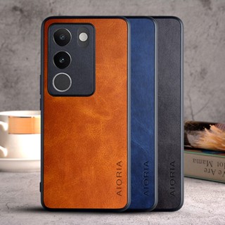 เคสโทรศัพท์มือถือหนัง หรูหรา สไตล์วินเทจ สําหรับ Vivo S17 Pro 5G Vivo V29