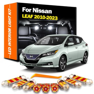 ชุดหลอดไฟ LED ติดภายในรถยนต์ สําหรับ Nissan Leaf ZE0 ZE1 2010-2020