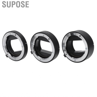 Supose Macro Extension Tube Set  Metal 10mm+16mm+21mm Flexible Easy Install High Strength  Wear Adapter Ring for Sony E Mount Lenses