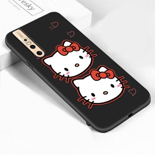 เคสโทรศัพท์ซิลิโคน TPU แบบนิ่ม ลายการ์ตูนคิตตี้ กันกระแทก สําหรับ Vivo X7 X9 X20 Plus X21 X21i X23 X27