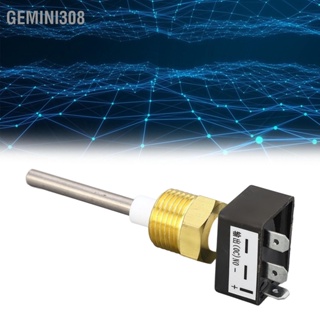  Gemini308 เซ็นเซอร์ระดับน้ำหล่อเย็น 5‑35VDC 1/2NPT NO สัญญาณเตือนเซ็นเซอร์ระดับของเหลวในถังน้ำเปิดตามปกติ