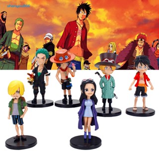 Syc- ฟิกเกอร์อนิเมะ One Piece Luffy Ace Soron เป็นมิตรกับสิ่งแวดล้อม 6 ชิ้น