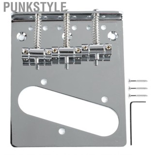 Punkstyle Electric Guitar Bridge Firm Fixing Single Coil Pickup Hole 3 String for Replacement