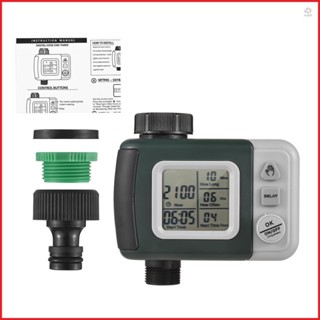 Lepmerk Digital Irrigation Timer - Automatic Watering for Lawn and Greenhouse