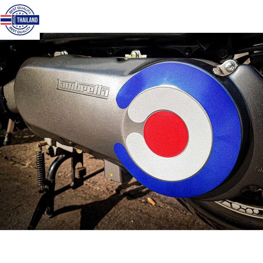 สติ๊กเกอร์ Sticker Lambretta ลาย "MODS" 3M สะท้อนแสงกันความร้อน