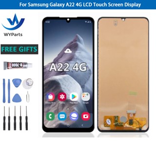 Incell TFT หน้าจอสัมผัส LCD พร้อมกรอบ สําหรับ Samsung Galaxy A22 4G A225