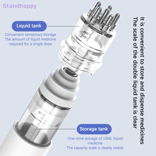 Standhappy Six s หวีนวดหนังศีรษะ น้ํามัน บํารุงเส้นผม แบบพกพา