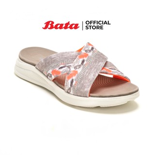 Bata บาจา รองเท้าแตะลำลองแบบสวม และ แบบหูหนีบ ดีไซน์เก๋ รองรับน้ำหนักเท้าอย่างดี สวมใส่ง่ายน้ำหนักเบา สำหรับผู้หญิง รุ่น Vacay สีชมพู 6715232 สีดำ 6716232