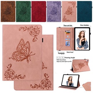 เคสแท็บเล็ตหนัง ฝาพับ พร้อมช่องใส่บัตร และขาตั้ง สําหรับ Lenovo Tab M9 (TB310XU TB310FU) 9 นิ้ว