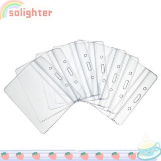 SOLIGHTER กระเป๋าเก็บบัตรประจําตัวนักเรียน 100 ชิ้น