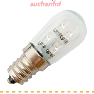 Suchenhd หลอดไฟ โคมไฟระย้า LED 4 ดวง คริสตัล สีขาวอบอุ่น 3000K E12 E14 ขนาดเล็ก สําหรับตกแต่งบ้าน