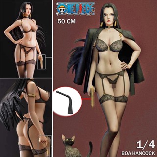 Figure ฟิกเกอร์ Woota Studio One Piece Wano Kuni   วาโนะคุนิ Boa Hancock โบอา แฮนค็อก 1/4 Resin