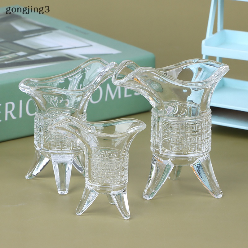 Gongjing3 แก้วไวน์ขาว สไตล์จีนโบราณ ขนาดเล็ก 1 ชิ้น