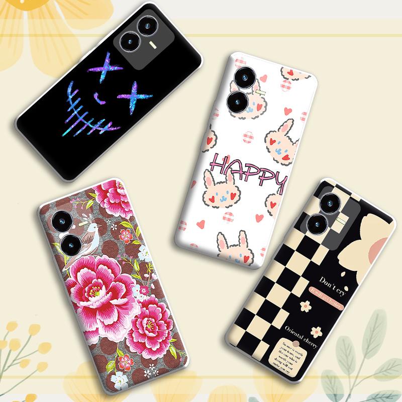 สําหรับ VIVO Y22S Y22 โทรศัพท์มือถือกรณี TPU ซิลิคอนนุ่มสีโทรศัพท์มือถือสําหรับ VIVO Y22S Y22 ฝาครอบ