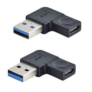 C* อะแดปเตอร์เชื่อมต่อ USB 3 0 เป็น USB Type C ตัวผู้ เป็น Type C ตัวเมีย งอได้ สําหรับถ่ายโอนข้อมูล และชาร์จ