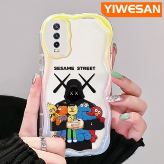 เคสโทรศัพท์มือถือแบบนิ่ม ใส กันกระแทก ลายการ์ตูน Sesame Street สําหรับ VIVO Y20 Y20i Y20S Y12s Y20 2021 Y11s Y12A Y20T Y20S M Y20S D