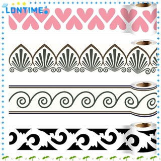 Lontime สติกเกอร์วอลเปเปอร์ PVC กันน้ํา 240 ซม. สําหรับติดตกแต่งผนังห้องน้ํา ห้องครัว