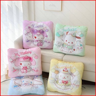 Ere1 Sanrio หมอนเบาะรองนั่ง แบบนิ่ม ลาย Kuromi Melody Purin Cinnamoroll Pachacco อบอุ่น สําหรับเด็กผู้หญิง