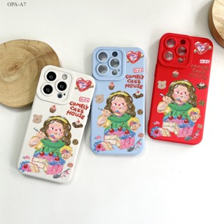 OPPO A7 A5S A12 A9 A5 A31 A3S A12E A53 A33 A15 A15S A16 A16S A93 A76 A36 A96 A57 A77S 2020 2022 Cute Girl เคส