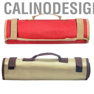 Calinodesign Tent Stakes Storage Bag Outdoor Camping Portable  Oxford Cloth Hammer Tool