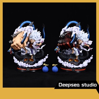 Deepsea studio [Quick delivery in stock] One Piece series Tianhui Wudao chapter sun god 5 Nika Luffy statue gk hand-made model ornaments