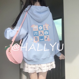 HALLYU  เสื้อผ้าผู้ญิง แขนยาว เสื้อฮู้ด คลุมหญิง สไตล์เกาหลี แฟชั่น  ทันสมัย สไตล์เกาหลี Stylish ins A98J39X 36Z230909