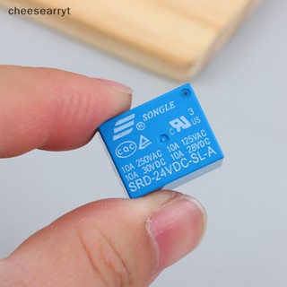 Chee รีเลย์ SRD-5 VDC-SL-C 4 pin 5 pin 0.3V 0.5V 0.6V 0.9V 12V 24V 48V EN 1 ชิ้น