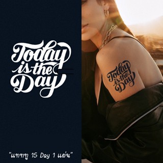 [พร้อมส่ง] TATTOO 15 DAYS 1 แผ่น ติดได้นาน 15 วัน กันน้ำได้ ไม่ลอก ขนาด 8*11CM รอยสักชั่วคราว