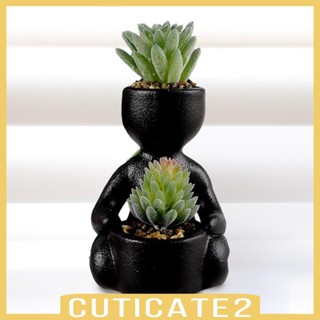 [Cuticate2] กระถางต้นไม้ บอนไซ สีเขียว สไตล์โมเดิร์น สําหรับตกแต่งบ้าน ออฟฟิศ