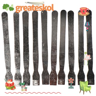 Greateskol ชะแลงชะแลงโลหะ สีเงิน ทนทาน สําหรับซ่อมแซมโทรศัพท์มือถือ แท็บเล็ต หน้าจอ LCD