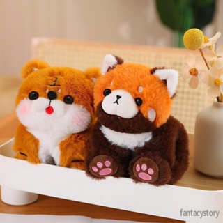 25cm Raccoon Plush Bracelet Tiger Rabbit Panda Cartoon Lying Down Doll Kawaii Cute Children Wrist Accessories Holiday Gifts