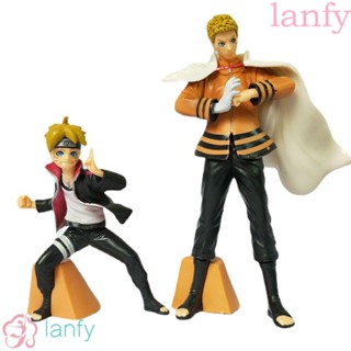 Lanfy ตุ๊กตาฟิกเกอร์นารูโตะ Uzumaki Boruto Father and Son ขนาดเล็ก ของขวัญ ของเล่นสําหรับเด็ก