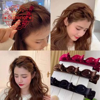 กิ๊บติดผม ผ้ากํามะหยี่ถัก รูปปากเป็ด สําหรับผู้หญิง T9L1