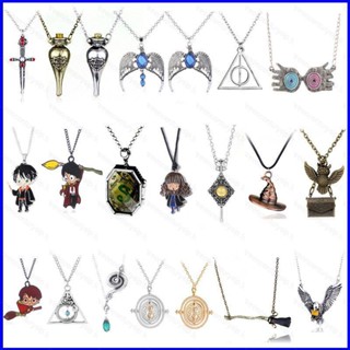 Gp1 สร้อยคอ จี้รูปนกฮูก ขวดยา Deathly Harry Potter