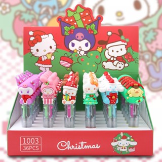 ปากกาลูกลื่น ลายคริสต์มาส Sanrio 4 สี 36 ชิ้น