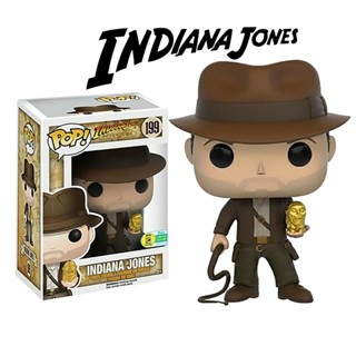 โมเดลฟิกเกอร์ Funko Pop Raiders of The Lost Ark Indiana Jones 199 ของเล่นสะสม สําหรับเด็ก