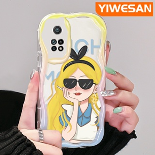 เคสโทรศัพท์มือถือ ซิลิโคนใส กันกระแทก ลายการ์ตูนเด็กผู้หญิงรวย สีครีม สําหรับ Xiaomi 10T Pro Poco F3 Poco F4 Redmi K50 K40 Pro K40s